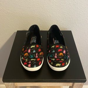 BOBS from Skechers Cat Print Shoes